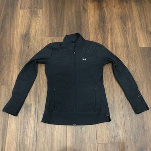 UNDER ARMOUR ALL SEASON GEAR Full-Zip Athletic Running Windbreaker Jacket Sz S